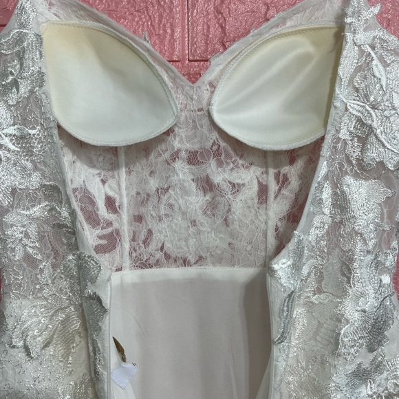 NWOT Lulu’s Bridal Everlasting Affection Lace Backless Mermaid Wedding Dress - Picture 15 of 16